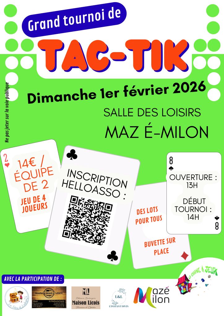 tournoi tac-tik 2026